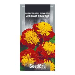 Червона Брокада - насіння чорнобривців, 0.5 г, SeedEra 06053 фото