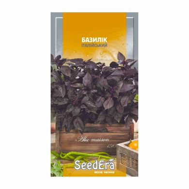 Італійський, фіолетовий - насіння базиліка, 0.5 г, SeedEra 21087 фото